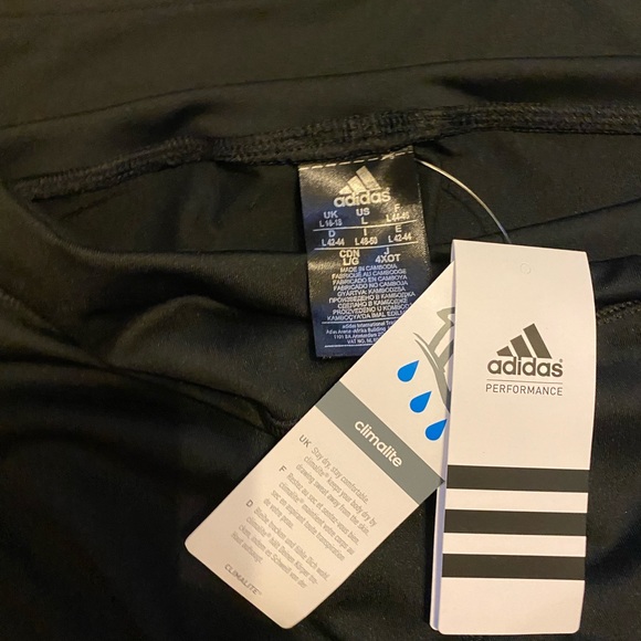 Adidas Performance 3/4 Black NWT - Picture 4 of 6